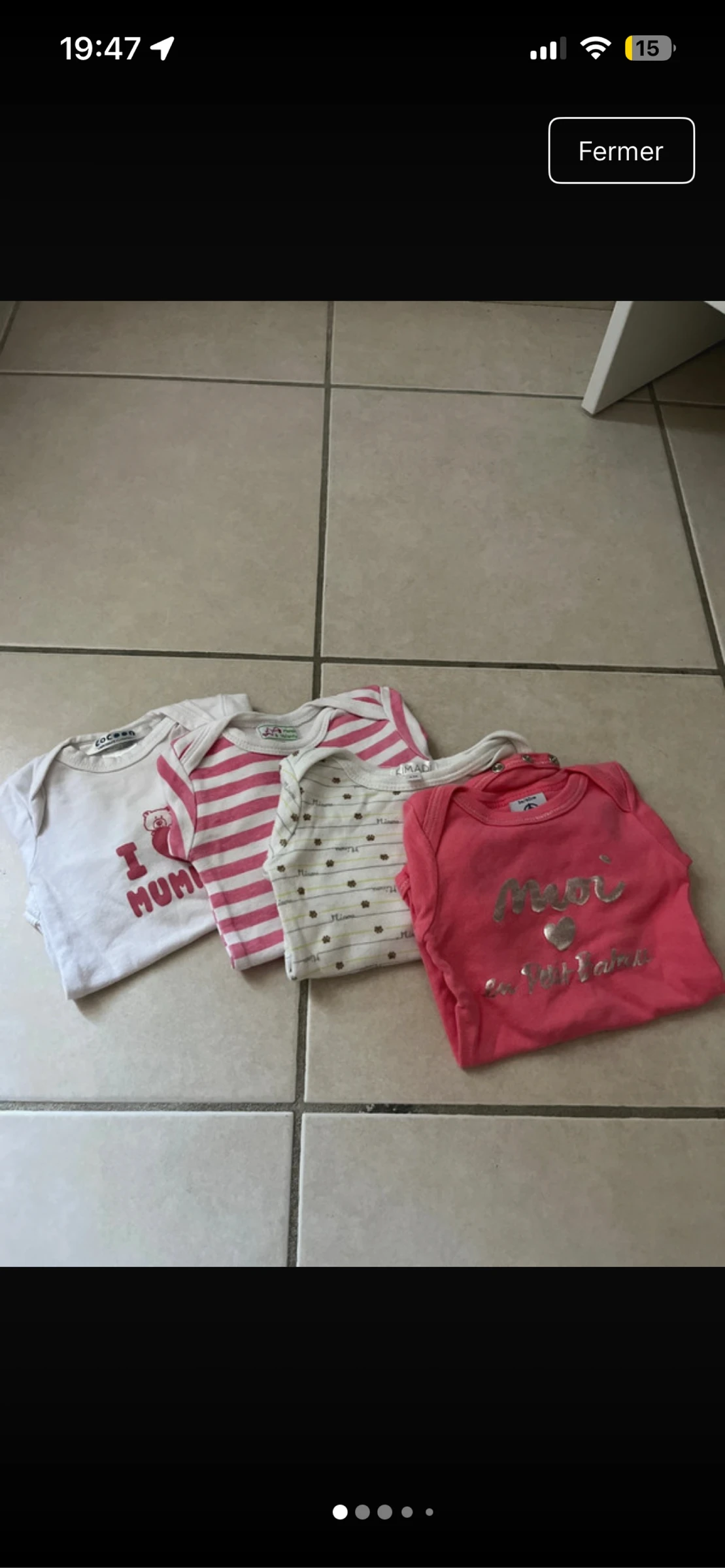 Lot de vêtements bébé fille  – photo 4